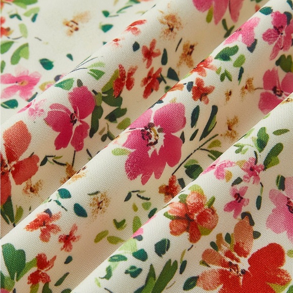 NWT Commense Floral Print Trim Cami Midi Dress - Picture 5 of 14